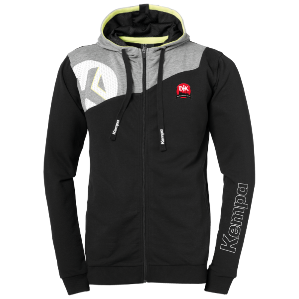 CORE 2.0 KAPUZENJACKE DJK Sportbund München Ost Volleyball schwarz/dark grau melange XXL