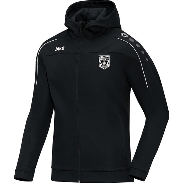 Kapuzenjacke Classico Schwarz Weiss München