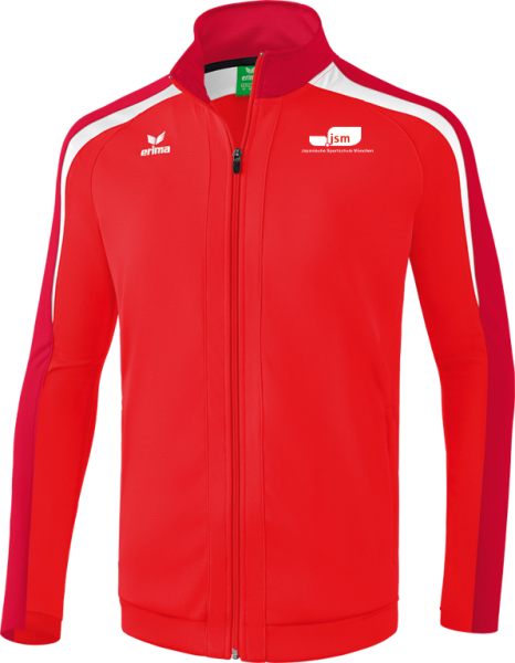 Liga 2.0 Trainingsjacke Japanische Sportschule rot/dunkelrot/weiß XXL
