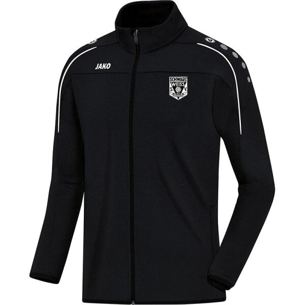 Trainingsjacke Classico Schwarz Weiss München